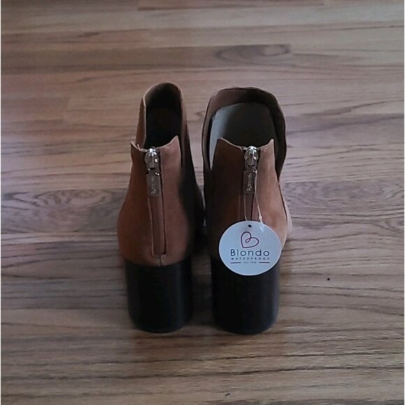 Blondo Tanner Boots Womens 9.5 Waterproof Block Heel Ankle Winter Bootie - Picture 6 of 12